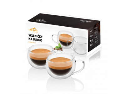 ETA | Lungo cups | ETA518091010 | For coffee | 2 pc(s) | Dishwasher proof | Glass ETA518091010 8590393325474