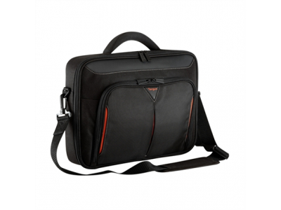 Targus | Classic | Fits up to size 14 " | Messenger - Briefcase | Black/Red | Shoulder strap CN414EU 5051794008098