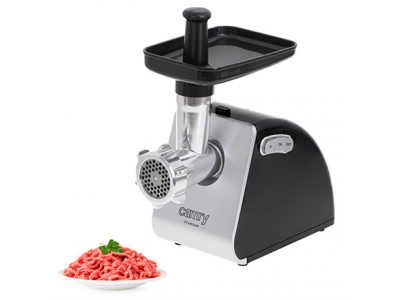 Camry | Meat mincer | CR 4812 | Silver/Black | 1600 W | Number of speeds 2 | Throughput (kg/min) 2 | Gullet; 3 strainers; Kebble tip; Pusher; Tray CR 4812 5903887800341