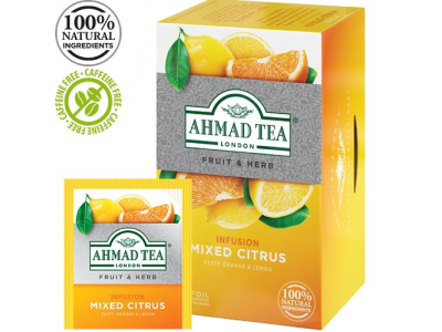 Tēja AHMAD Alu  MIXED CITRUS, 20 maisiņi x 2 g paciņā  