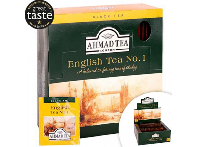 Melnā tēja AHMAD Alu ENGLISH TEA No.1, 100 maisiņi x 2 g paciņā  