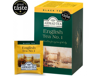 Melnā tēja AHMAD ENGLISH TEA NR.1, 20 maisiņi x 2 g paciņā  