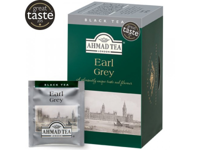 Melnā tēja AHMAD ALU EARL GREY, 20 maisiņi x 2 g paciņā  