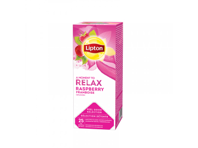 Zāļu tēja LIPTON ROSEHIP AND RASPBERRY, 25 maisiņi kastītē  