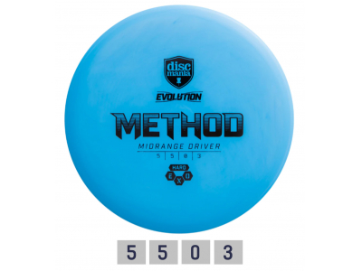 Discgolf DISCMANIA Midrange Driver HARD EXO METHOD Evolution Blue 5/5/0/3 377829 9900090222171