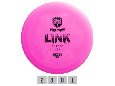 Discgolf DISCMANIA Putter SOFT EXO LINK Evolution Pink 2/3/0/1 100120 6430074958909