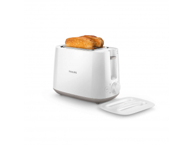  Philips Daily Collection Toaster HD2582/00 8 settings Integrated bun warming rack Compact design Dust cover HD2582/00 HD2582/00 