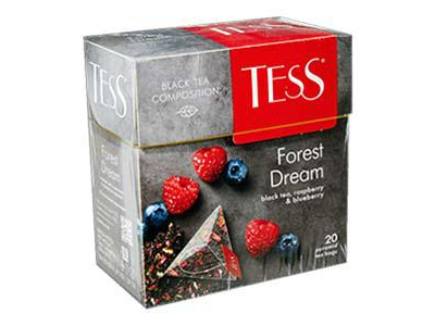 TESS Forest Dream melnā tēja piramīdās 20x1.8g. TS00784 