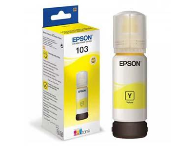 Tinte Epson 103 C13T00S44A 65ml.dzeltena EPS103Y 