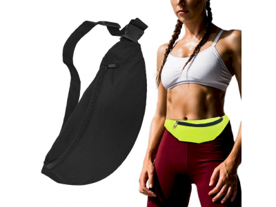 Ultimate Running Belt bag for keys wallet documents black Waist belt bag black 9111201908703