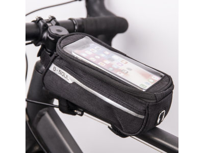 Waterproof bike frame bag with phone holder black OEM100508 5900495925398