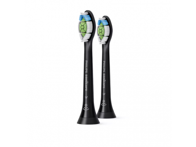 Philips | Standard Sonic Toothbrush Heads | HX6062/13 Sonicare W2 Optimal | Heads | For adults and children | Number of brush heads included 2 | Number of teeth brushing modes Does not apply | Sonic technology | Black HX6062/13 8710103850342