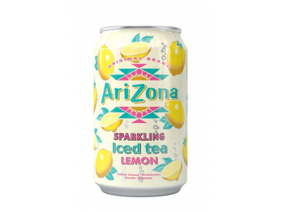 Gāzēts melnās tējas dzēriens ARIZONA ar citronu garšu un saldinātājiem, 0.33l, bundža  