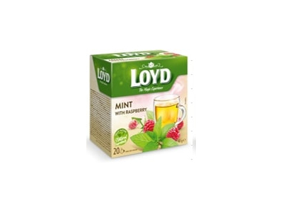 Piparmētru tēja LOYD Pyramids HERBAL ar avenēm 20x1,5g  