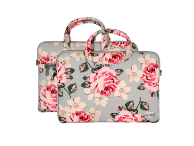 Wonder Briefcase Laptop 15-16 inches grey and roses POK042630 5900217878957