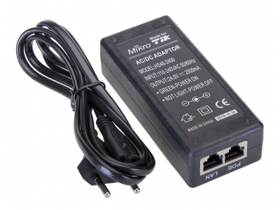 MikroTik POE power adapter 24V 2A 48W for MikroTik RouterBOARD and ALIX
  