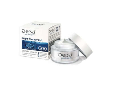 
				DeBa Q10 Sejas nakts krēms &amp; maska, 50 ml  3800038932697