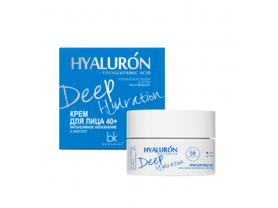 
				HYALURON Deep Hydration Sejas krēms 40+ Intensīva mitrināšana un liftings, 48 g  4810090012441