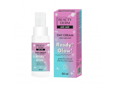 
				BEAUTYDERM Dienas krēms sejai Ready?Glow!, 50 ml  4820185224956