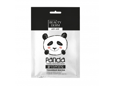 
				BEAUTYDERM Balinošā auduma maska Animal Panda Brightening, 25 ml  4820185221597