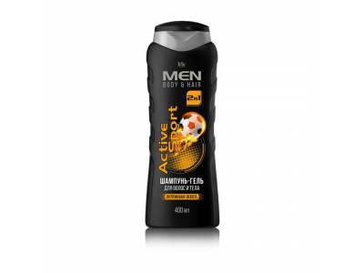 
				MEN Šampūns-želeja matiem un ķermenim Active Sport, 400 ml  4810340006367