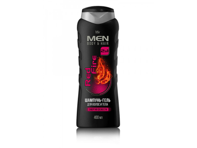 
				IRIS COSMETIC MEN Red Fire Šampūns-želeja matiem un ķermenim 2 in 1, 400 ml  4810340006374