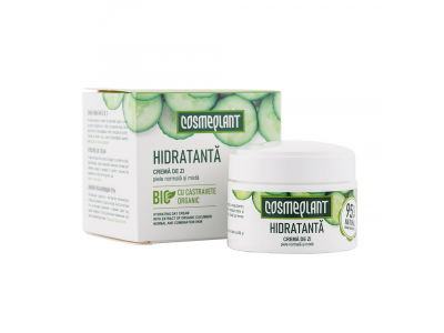 
				COSMEPLANT Mitrinošais dienas sejas krēms ar organiskā gurķa ekstraktu, 50 ml  4840128019142