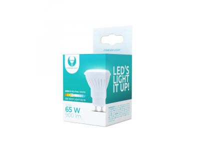 LED bulb GU10 10W 230V 4500K 900lm ceramic Forever Light RTV003475 5900495840073