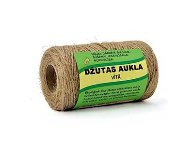 Džutas aukla,  vītā 2mm 100gr. 65m. TA00887 