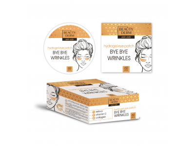 
				BEAUTYDERM Bye Bye Wrinkles Zelta hidrogela acu patči, 60 gab.  4820185225083