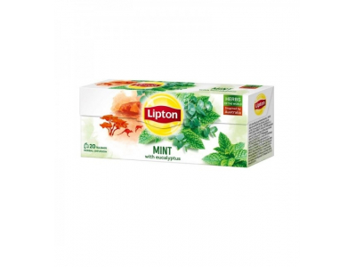 Piparmētru tēja LIPTON Eucalyptus, maisiņi, 20gab  