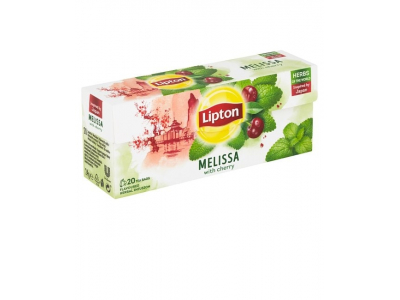 Piparmētru tēja LIPTON Ķiršu, maisiņi, 20gab  