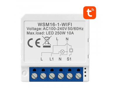 Smart Switch Module WiFi Avatto WSM16-W1 TUYA WSM16-W1 6976037360124