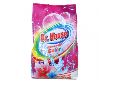 
				DR.HOUSE Color Veļas pulveris, 1,5 kg  8594057125233