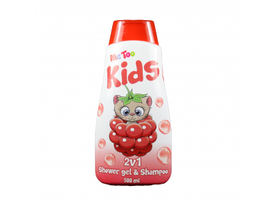 
				ME TOO 2in1 Dušas želeja un šampūns bērniem Raspberry Kitten, 500 ml  8594057124748