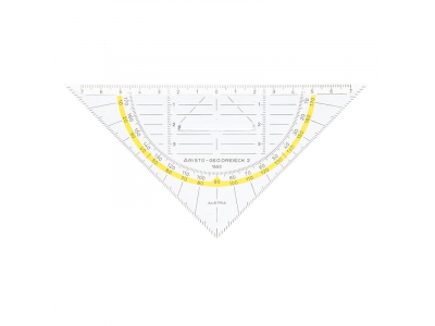 Rasēšanas trīsstūris 16cm 45`ARISTO GeoDreieck ar rokturi outer_id ari AR1553