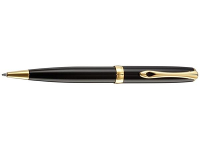 Lodīšu pildspalva DIPLOMAT EXCELLENCE A plus - Black Lacquer Gold outer_id dip D20000882