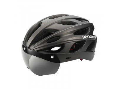 Cycling Helmet with glasses  Rockbros TT-16 (black) TT-16-BK 5905316146006