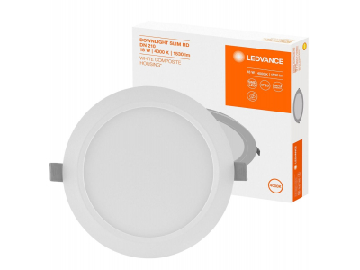 LED iebūvējams panelis 18W 4000K DL SLIM DN 210 18 W 4000 K WT 4058075079113