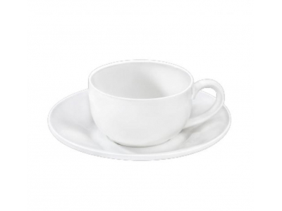 OLIVIA KOMPL. TASE 250ML AR APAKŠTASI 6GAB, PORCELĀNS, Wilmax PL62WL-9930006C 5052609931174