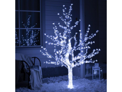 LED Ziemassvētku dekors / 3D Koks / SAKURA / 180cm / CW - auksti balts / 29,37W 443CW 2000002005247