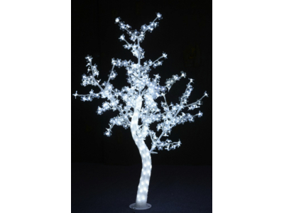 LED Ziemassvētku dekors / 3D Koks / SAKURA / 180cm / CW - auksti balts + ZIBSPULDZES EFEKTS / 29.37W 19-555 2000002005384