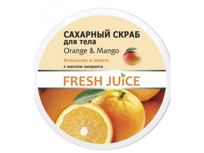 
				FRESH JUICE Cukura skrubis ķermenim Apelsīns &amp; Mango, 225 ml  4823015925771