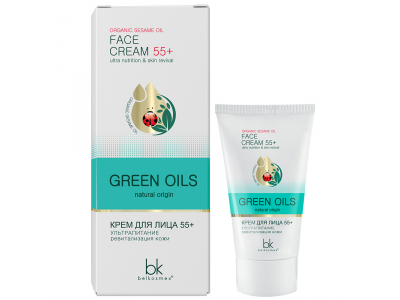 
				BELKOSMEX GREEN OILS Sejas krēms 55+ Ultrabarošana Ādas revitalizācija, 40 g  4810090010843