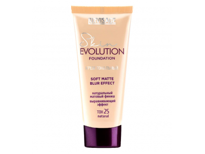 
				LUXVISAGE Tonālais krēms Skin EVOLUTION soft matte blur effect , 25 tonis natural  4811329034838