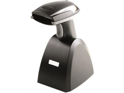 Wireless barcode scanner with CCD, 2.4GHz, 100m range, 1D, black / gray ICR6307ABQ / DUR-824 ICR6307ABQ 734000469600