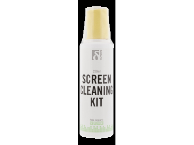 Screen cleaning kit DELTACO 250ml, non-alcoholic,  microfiber cloth, biodegradable / CK1008  CK1008 201902151002