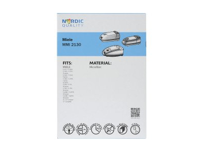 Dust bags Nordic Quality MMI2130 Miele 5pcs + 2 filter / 358505 358505 201911120019