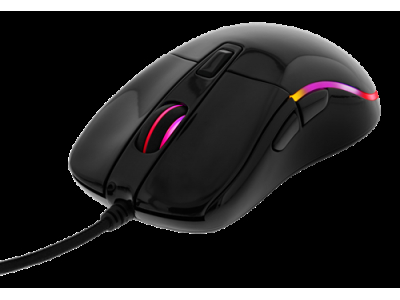 Mouse DELTACO GAMING wired, 5000 DPI, 1000 Hz, RGB, USB, black / GAM-085 GAM-085 202001200002