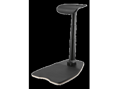 Ergonomic standing chair DELTACO OFFICE with integrated standing mat, black / DELO-0302 DELO-0302 202006180003